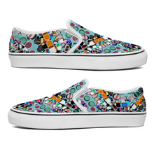Load image into Gallery viewer, DTP Pill Pattern Canvas Slip On Shoes