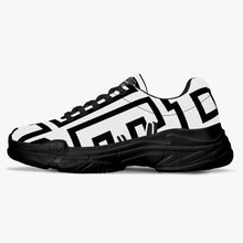 Load image into Gallery viewer, Chunky Signature Sneakers - White/Black