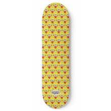 Load image into Gallery viewer, "Pillman Pattern Yellow" Skateboard