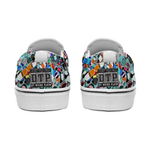 Load image into Gallery viewer, DTP Pill Pattern Canvas Slip On Shoes