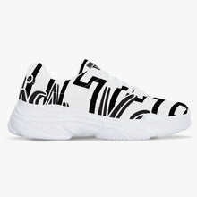 Load image into Gallery viewer, Chunky Signature Sneakers - White/Black