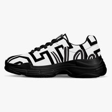 Load image into Gallery viewer, Chunky Signature Sneakers - White/Black