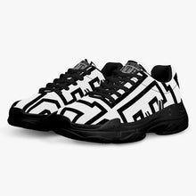 Load image into Gallery viewer, Chunky Signature Sneakers - White/Black