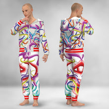 Load image into Gallery viewer, Paint Strokes Zip-Up Hoodie