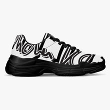 Load image into Gallery viewer, Chunky Signature Sneakers - White/Black