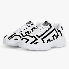 Load image into Gallery viewer, Chunky Signature Sneakers - White/Black