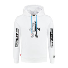 Load image into Gallery viewer, NEW: WHITE BAUHAUS PILLMAN  PRINTED HOODIE