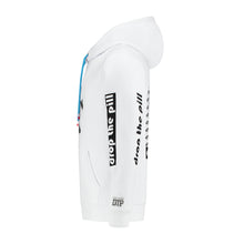 Load image into Gallery viewer, NEW: WHITE BAUHAUS PILLMAN  PRINTED HOODIE