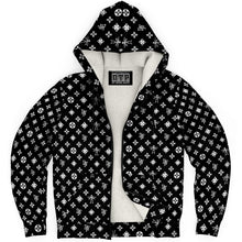 Load image into Gallery viewer, DTP Futon Pattern Zip-Up Hoodie