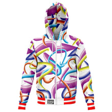 Load image into Gallery viewer, Paint Strokes Zip-Up Hoodie