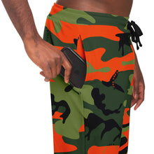 Load image into Gallery viewer, Orange Green Camo Jogger