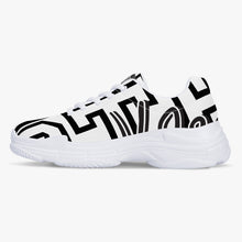 Load image into Gallery viewer, Chunky Signature Sneakers - White/Black