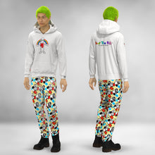 Load image into Gallery viewer, WHITE RAINBOW PILLMAN  HOODIE